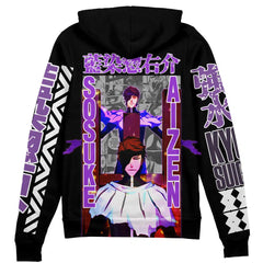 Sosuke Aizen TYBWA Bleach Streetwear Zip Hoodie Jacket