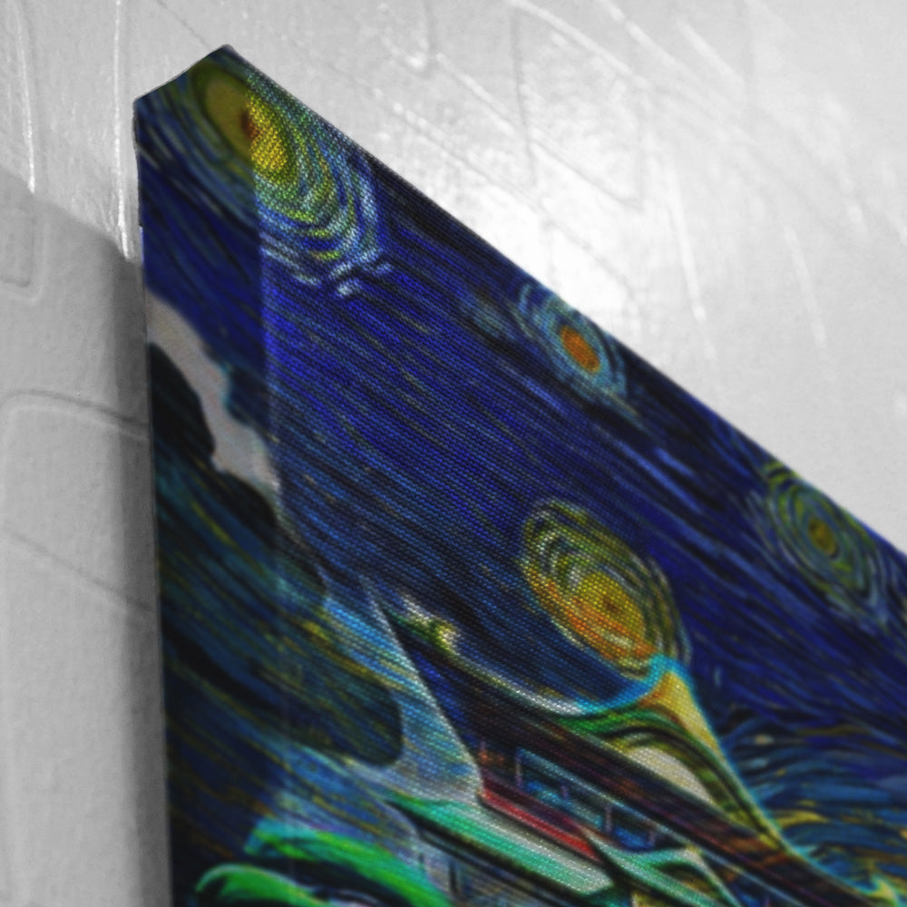 Spirited Away Starry Night Studio Ghibli Canvas Print Wall Art - Nysekai