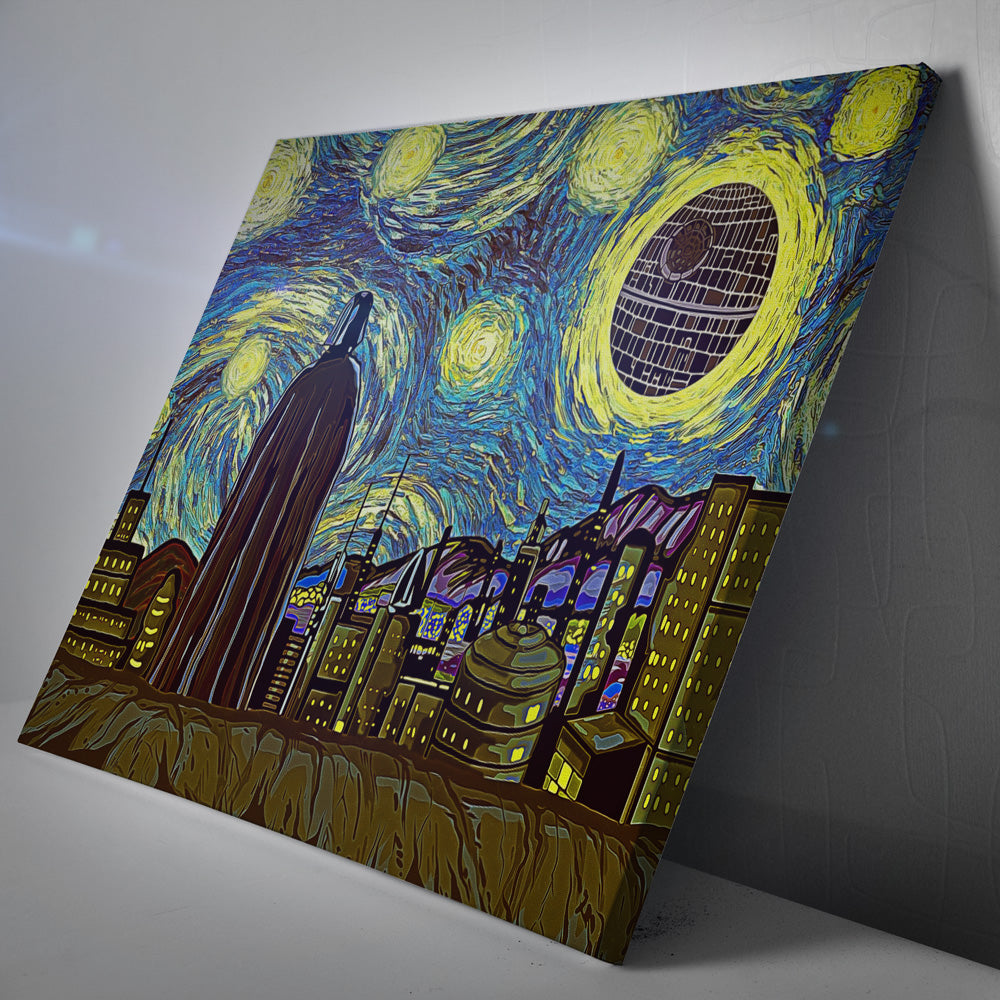 Star Wars Starry Night Canvas Print Wall Art - Nysekai