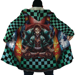 Trippy Kamado Tanjiro Demon Slayer Dream Cloak Coat