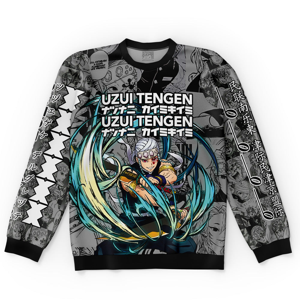 Uzui Tengen Manga Collage Demon Slayer Streetwear Sweatshirt