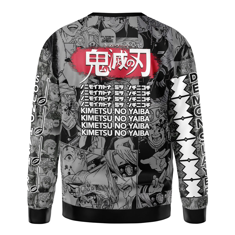 Uzui Tengen Manga Collage Demon Slayer Streetwear Sweatshirt