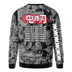 Uzui Tengen Manga Collage Demon Slayer Streetwear Sweatshirt