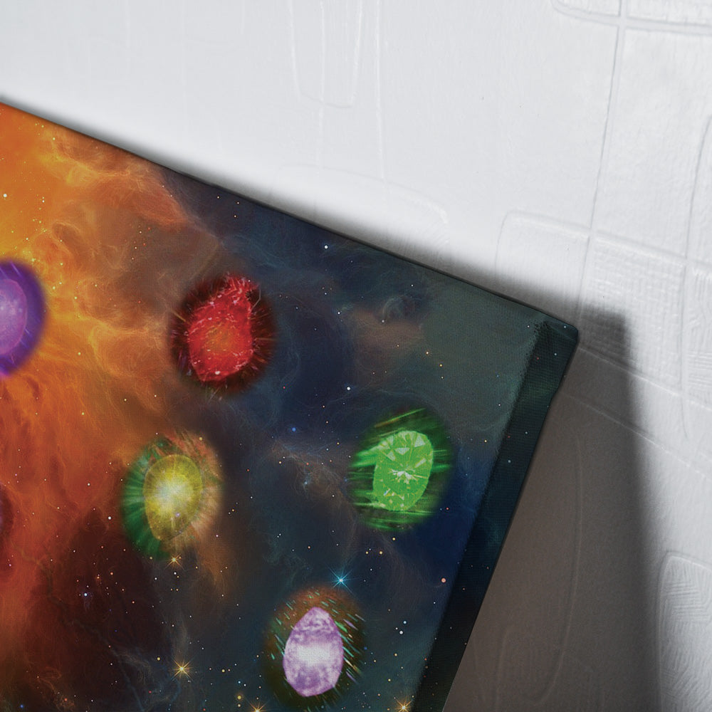 Trippy Cosmic Infinity Stones Marvel Canvas Print Wall Art - Nysekai