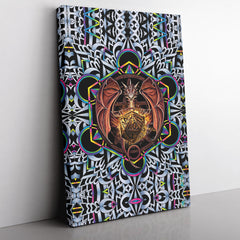 Trippy Dungeons & Dragons Vertical Canvas Print Wall Art - Nysekai