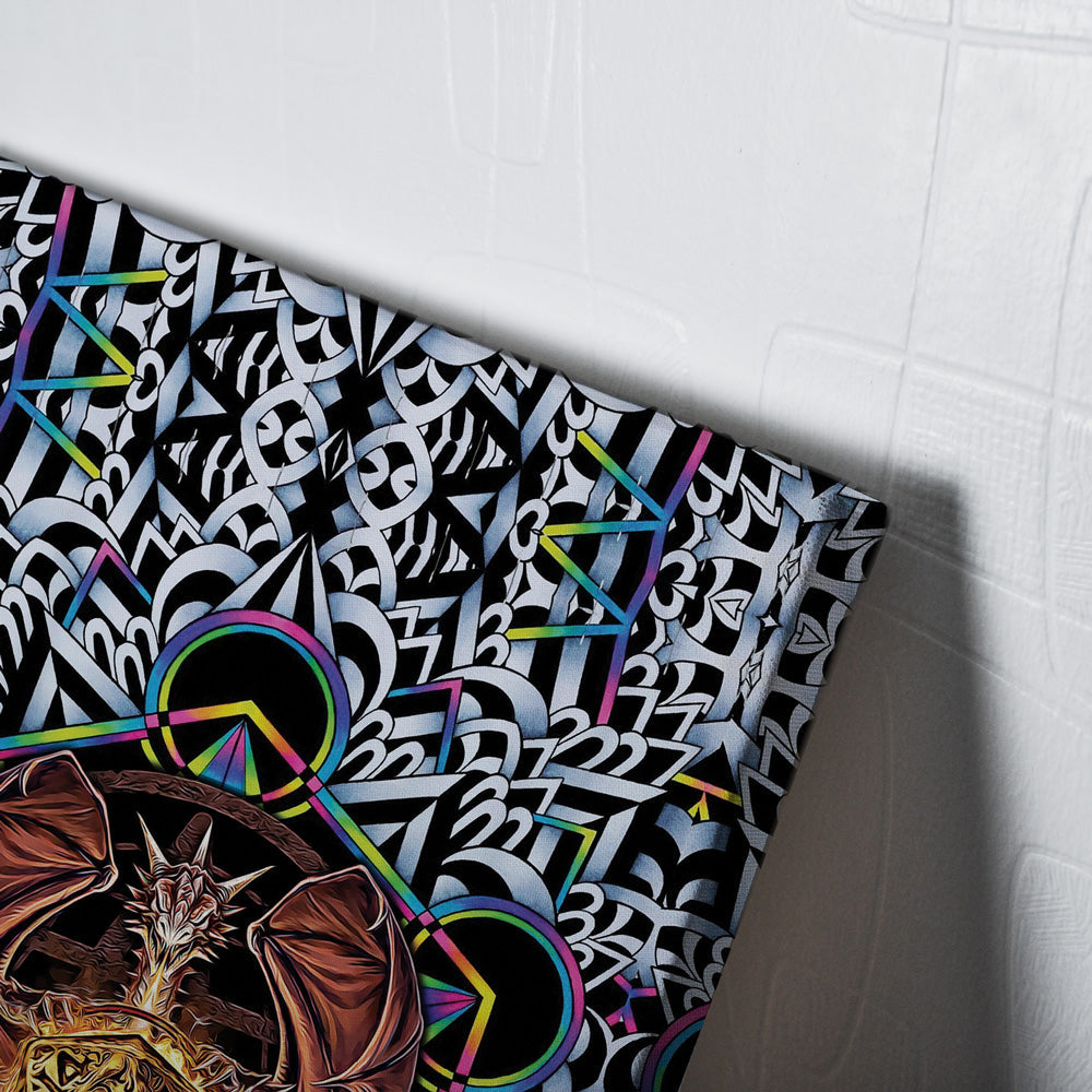 Trippy Dungeons & Dragons Vertical Canvas Print Wall Art - Nysekai