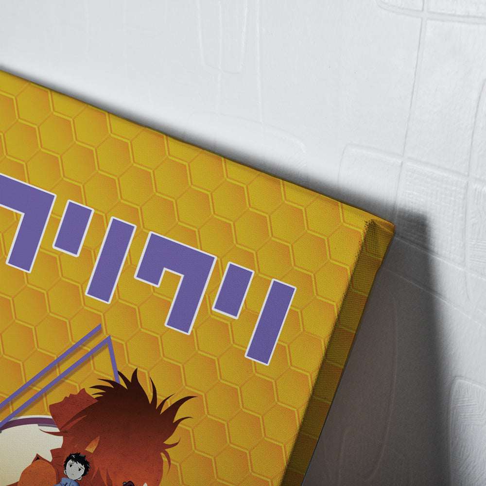 Trippy Electric FLCL Canvas Print Wall Art - Nysekai