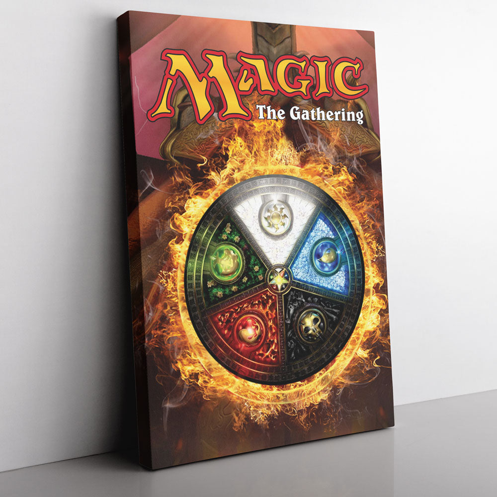 Trippy Elements of Magic the Gathering Canvas Print Wall Art - Nysekai