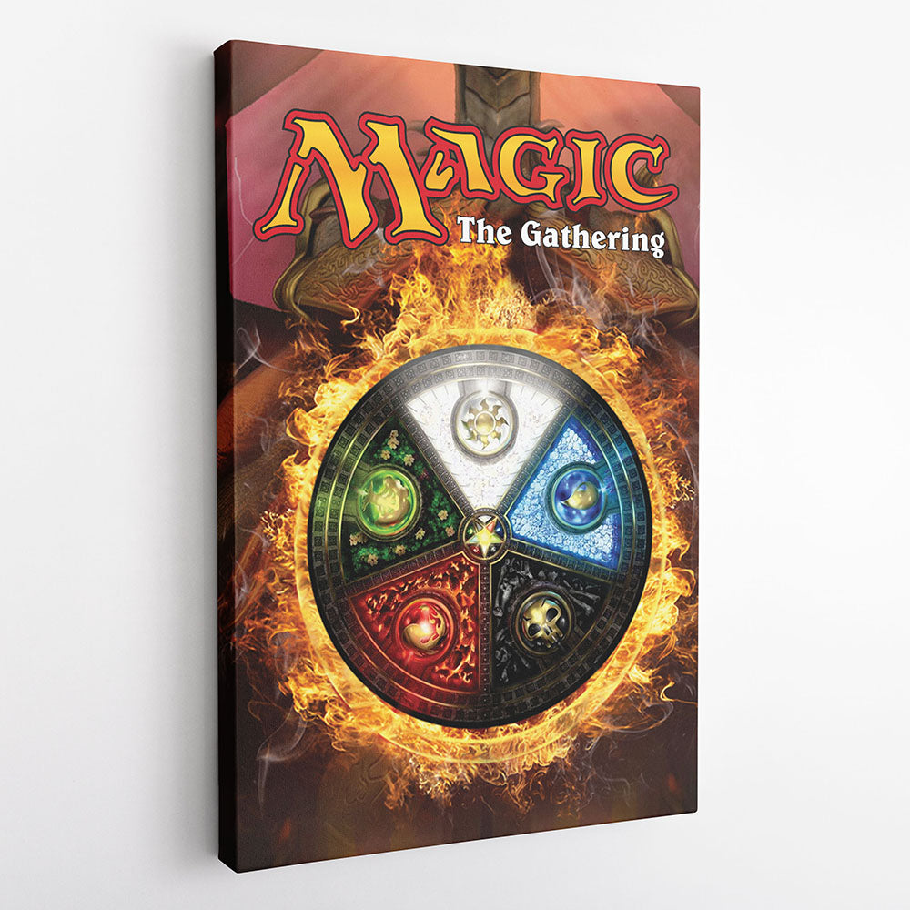 Trippy Elements of Magic the Gathering Canvas Print Wall Art - Nysekai