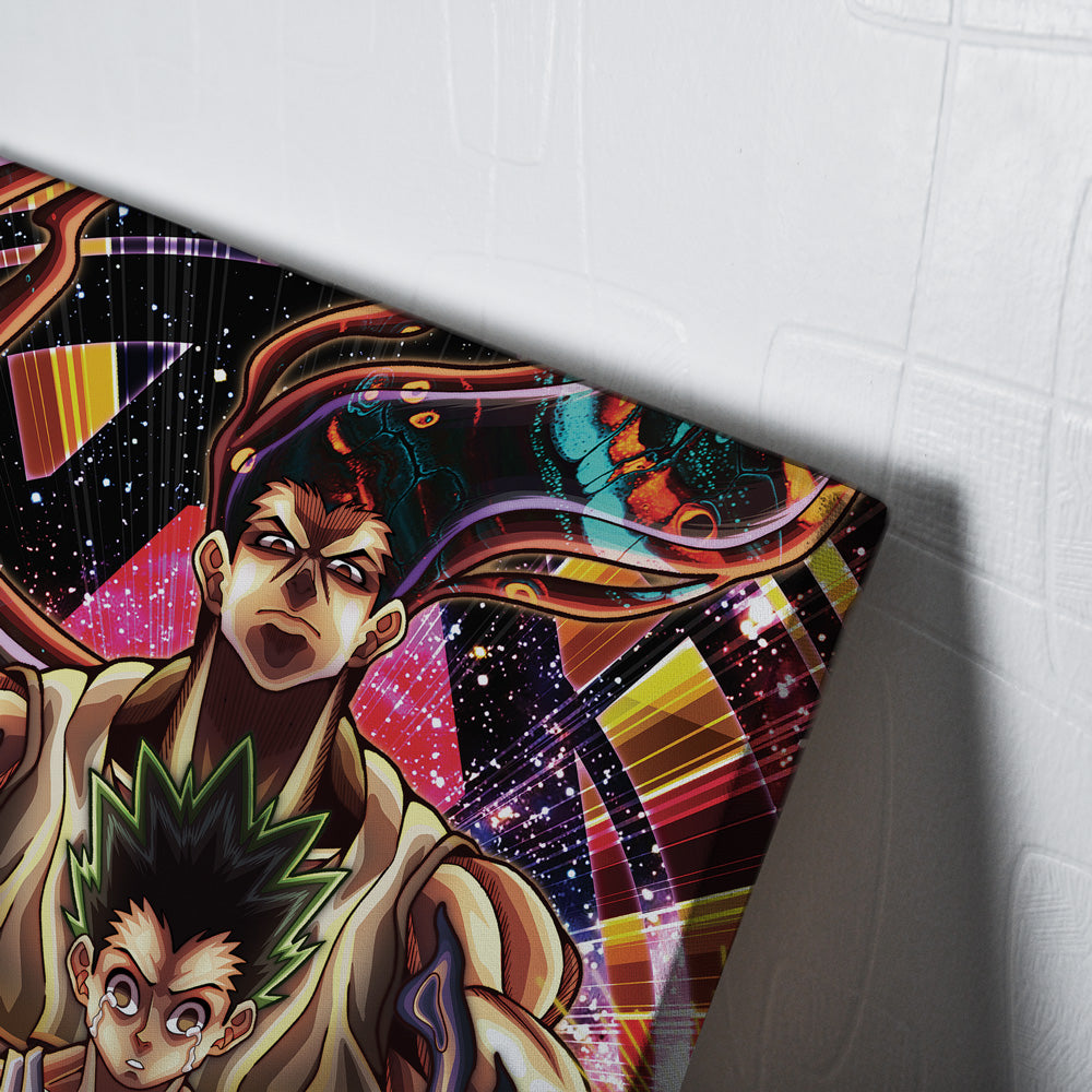 Trippy Gon Freecss Hunter X Hunter Canvas Print Wall Art - Nysekai