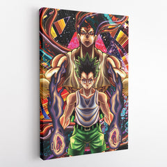 Trippy Gon Freecss Hunter X Hunter Canvas Print Wall Art - Nysekai