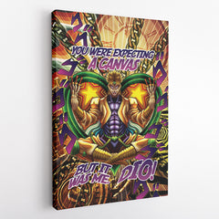 Trippy Medidating Dio It Was Me JoJo's Bizarre Adventure Canvas Print Wall Art - Nysekai