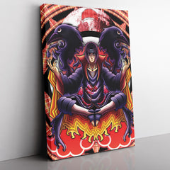 Otakuri "Trippy Meditating Itachi Akatsuki Naruto Canvas Print Wall Art