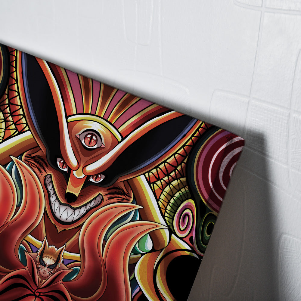 Trippy Naruto Baryon Mode Boruto Vertical Canvas Print Wall Art - Nysekai