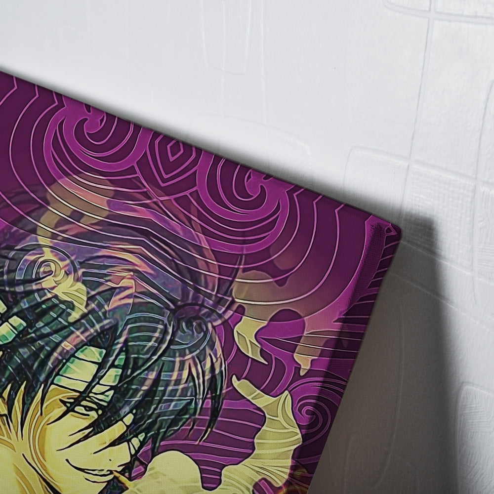 Trippy Smokin Shinsuke Gintama Canvas Print Wall Art - Nysekai