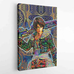 Trippy Squall Final Fantasy 8 Canvas Print Wall Art - Nysekai