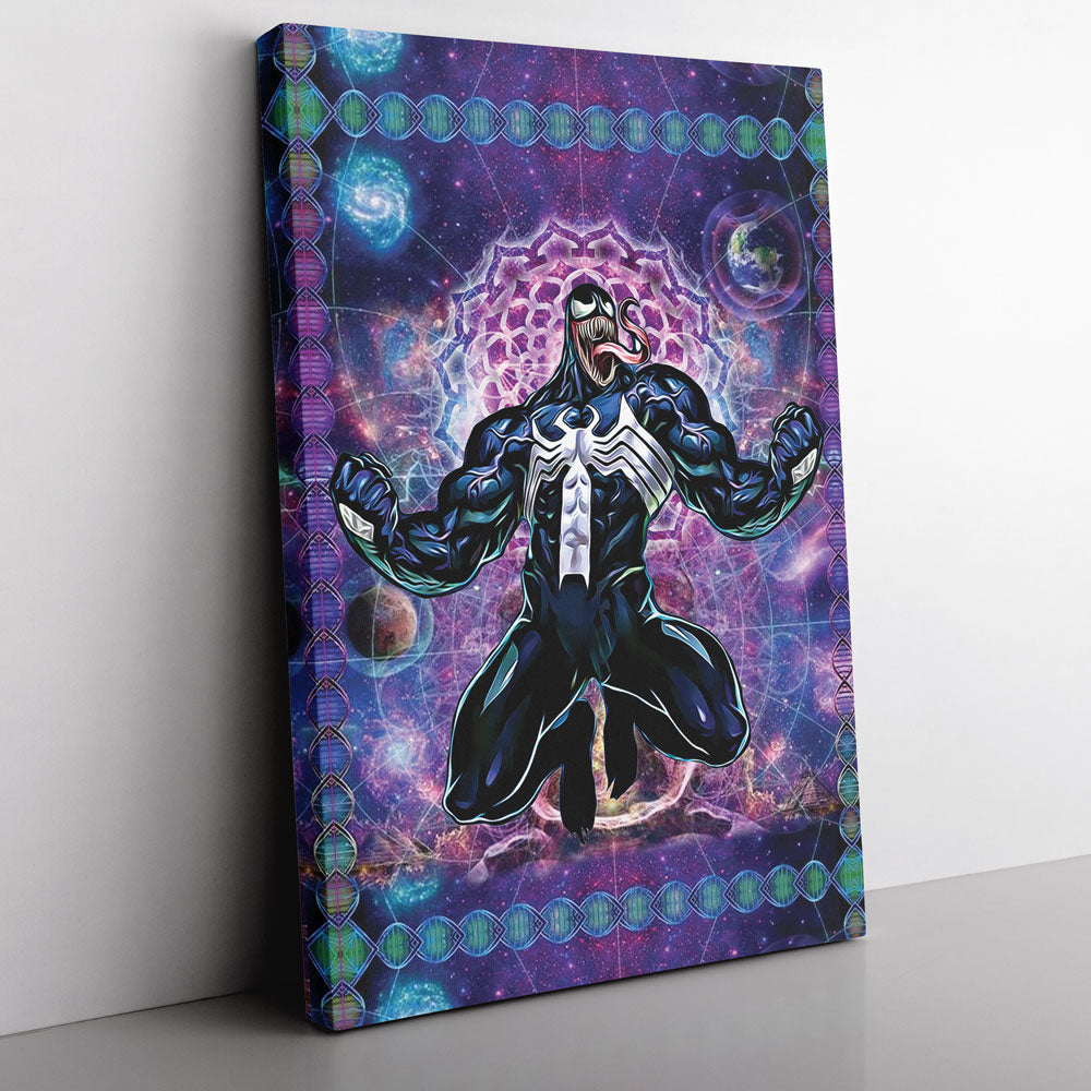 Trippy Venom Marvel Canvas Print Wall Art - Nysekai