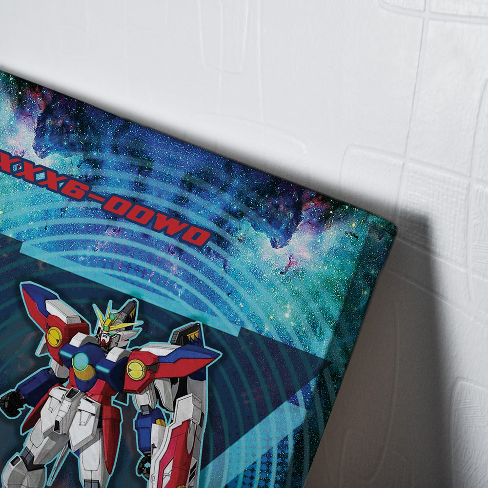 Trippy Wing Zero Gundam Canvas Print Wall Art - Nysekai