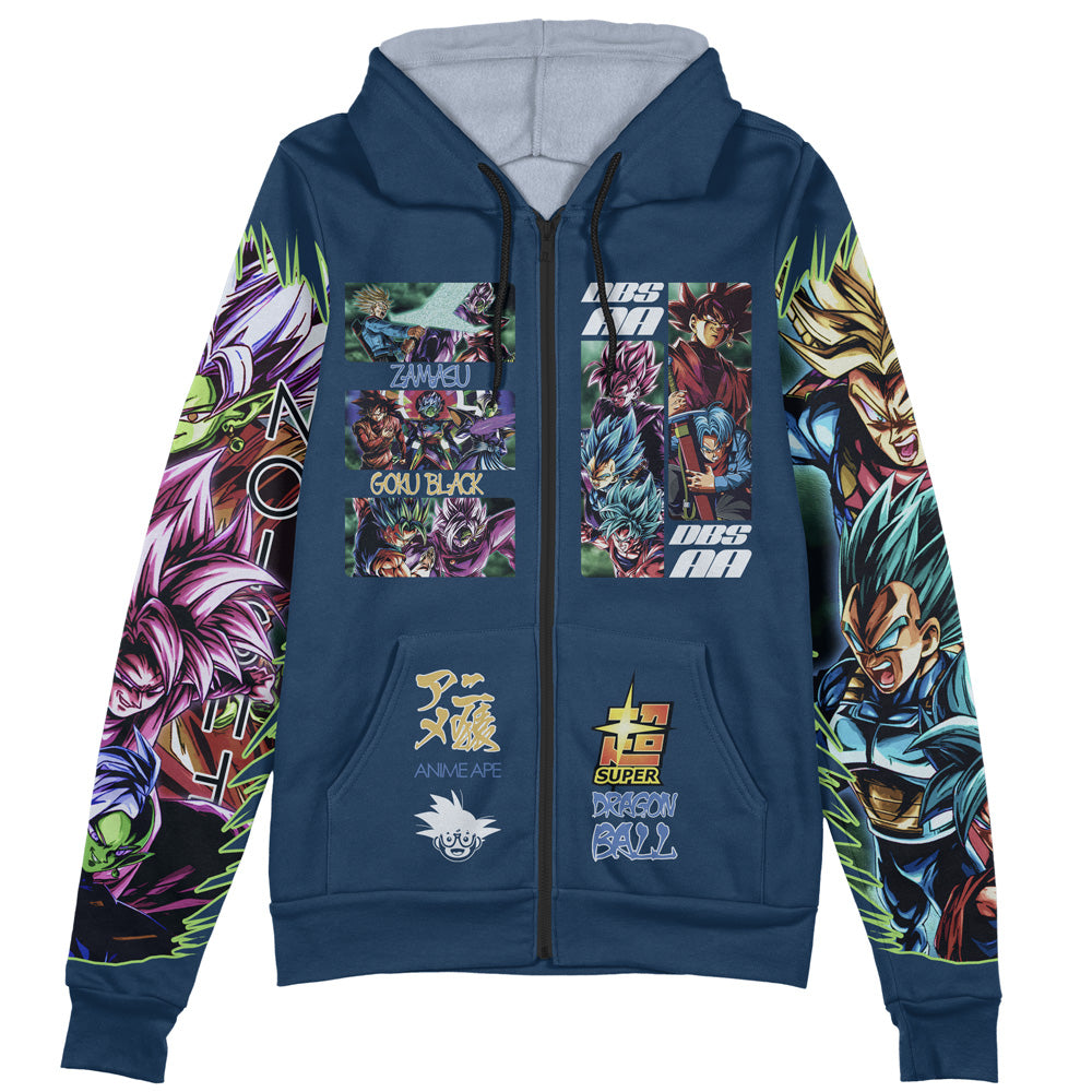 Future Trunks Arc Dragon Ball Z Streetwear Zip Hoodie Jacket