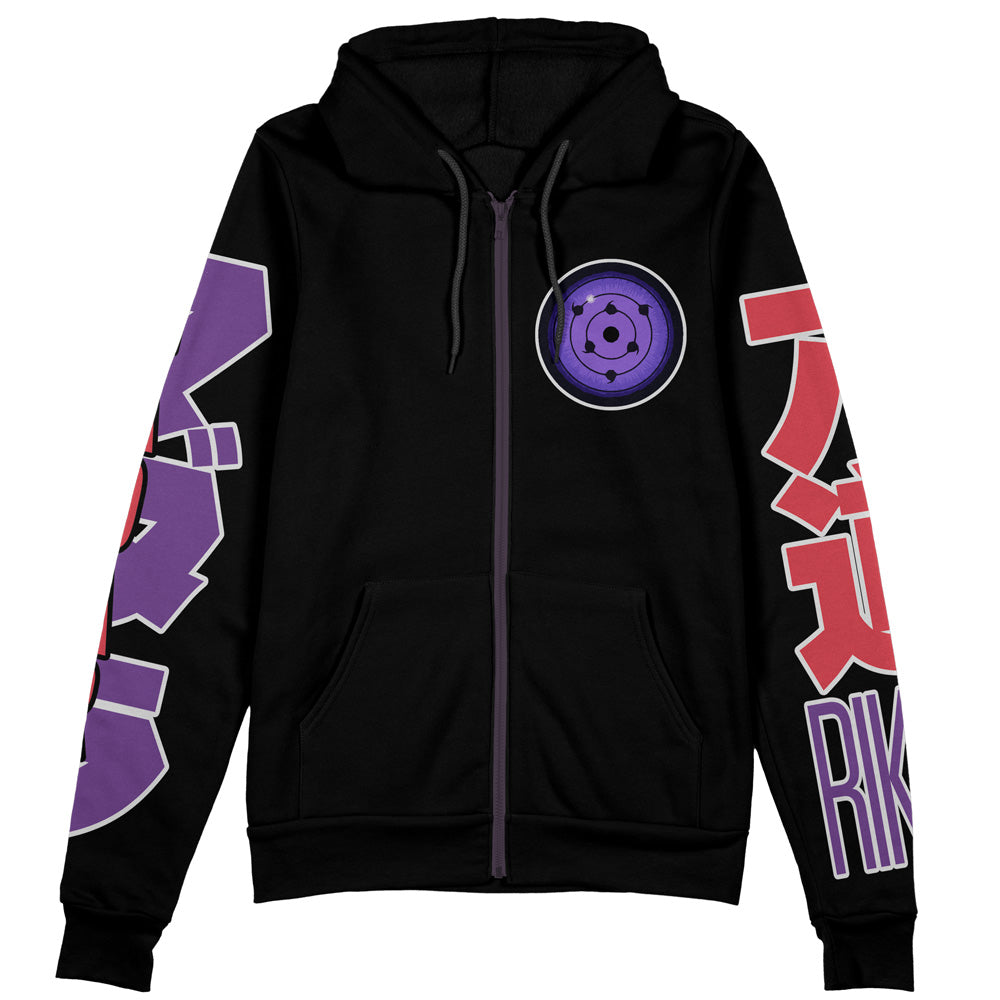Uchiha Madara V2 Naruto Streetwear Zip Hoodie Jacket