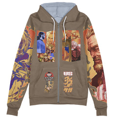 War Arc Vinland Saga Streetwear Zip Hoodie Jacket
