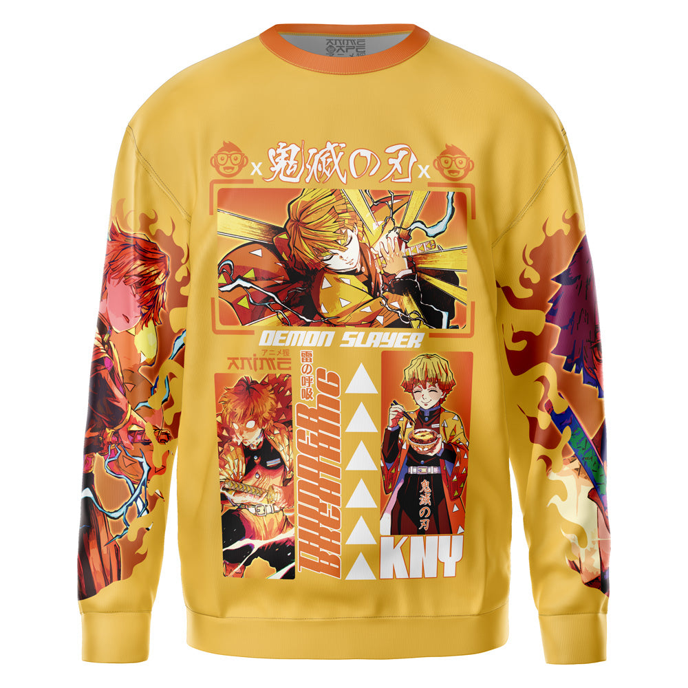 Agatsuma Zenitsu V2 Demon Slayer Streetwear Sweatshirt
