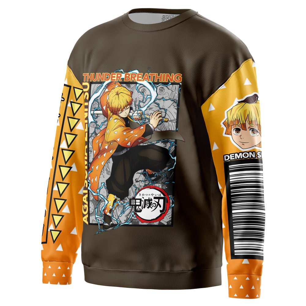 Agatsuma Zenitsu Demon Slayer Streetwear Sweatshirt