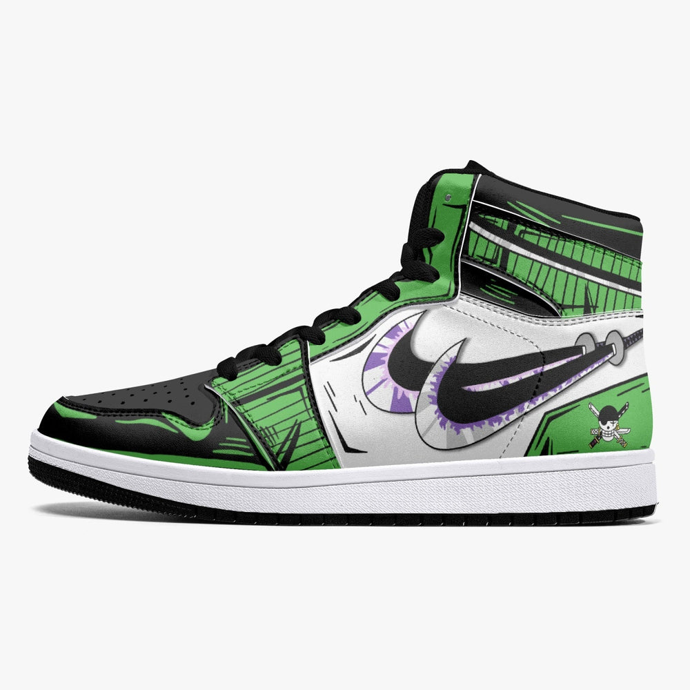 Zoro Roronoa One Piece Mid 1 Basketball Shoes