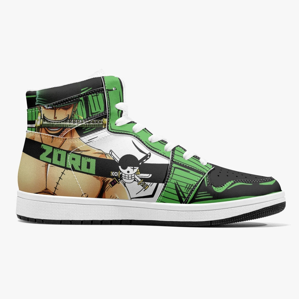 Zoro Roronoa One Piece Mid 1 Basketball Shoes